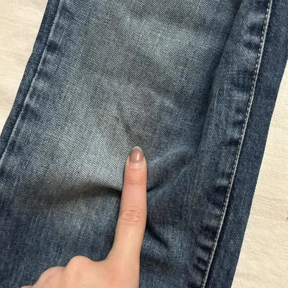 90s D&G designer medium wash jeans flap back pockets casual boot cut fit Size xs - Picture 8 of 8